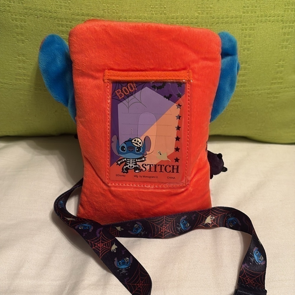 Disney Stitch Halloween Plush Lanyard - Picture 5 of 13